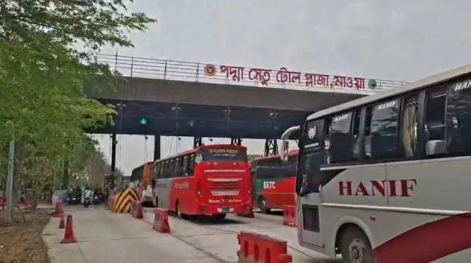 দুদিনে পদ্মা সেতুতে টোল আদায় ৯ কোটি টাকা